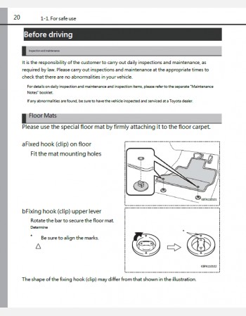 toyota pixis van 2024- 2025 owners manual